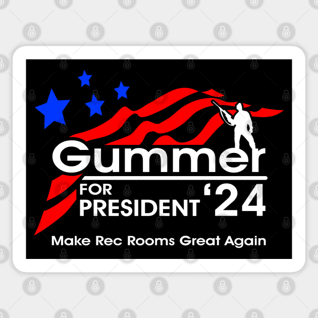 Gummer for President 2024 Sticker by BoneheadGraphix